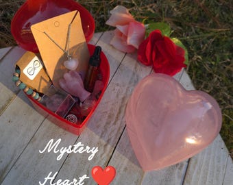Mystery Heart filled with Crystals, Jewelry, Confetti and more