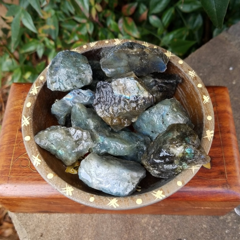 Labradorite Rough Raw Natural Labradorite Starseed Stone Etsy