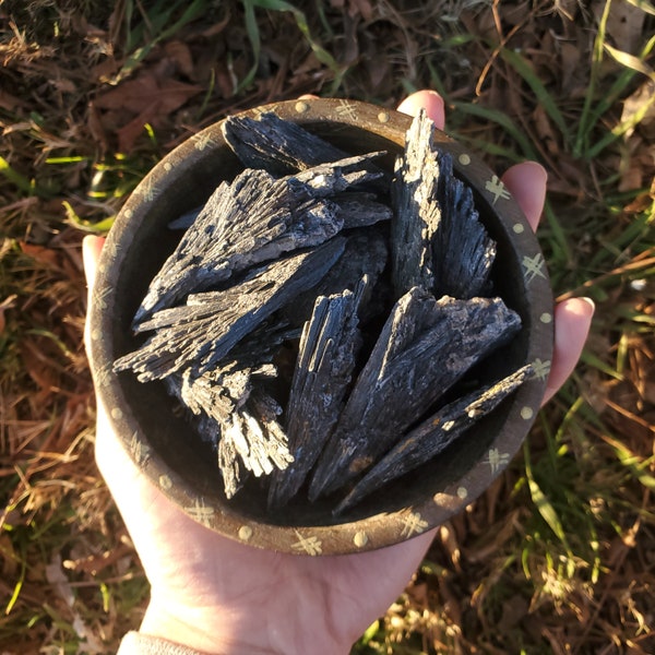 Black Kyanite - Natural Kyanite Blades