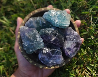 Rainbow Fluorite - Natural  Colorful Fluorite