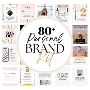 Instagram Canva Templates | Personal Brand Social Media Kit (Digital Download)