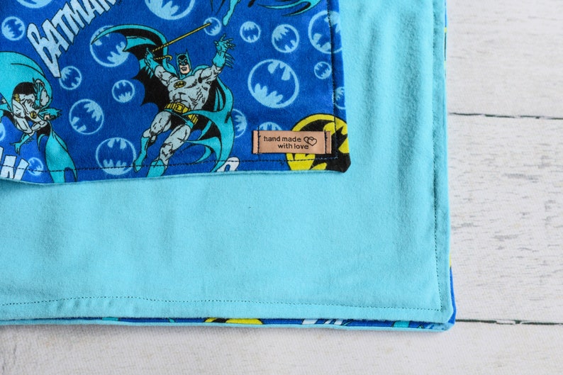 Batman Baby Boy Blanket, Flannel Receiving Blanket, Blankie Etsy