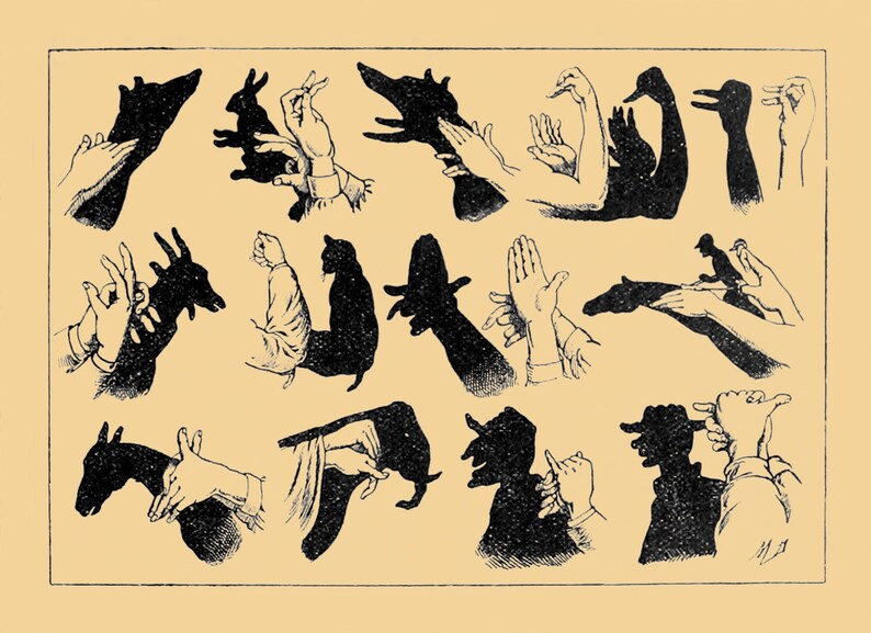 Resultado de imagen para shadow puppets hands