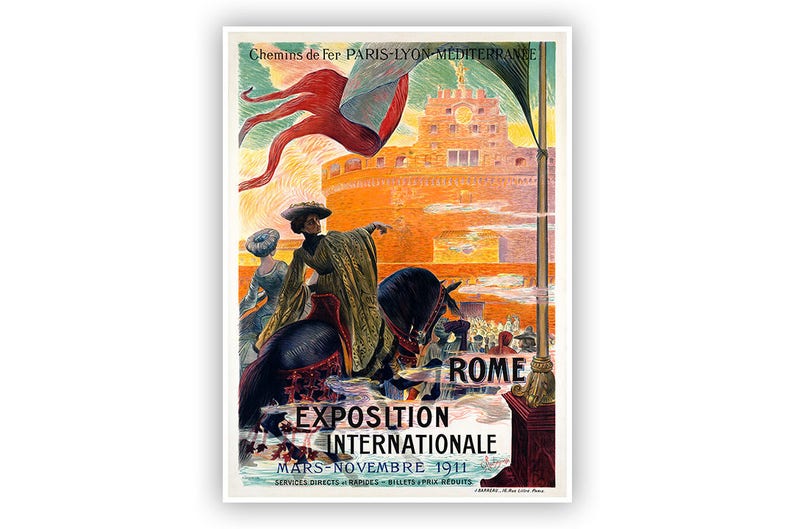 The Chhattar Manzil Lucknow Vintage India Travel Advertisement Poster Art