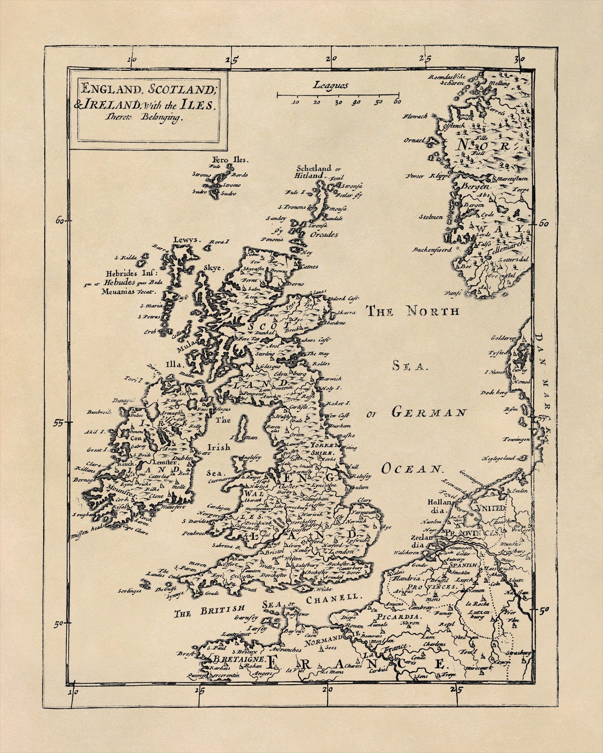britain-map-circa-1681-old-1600s-british-isles-map-england-etsy