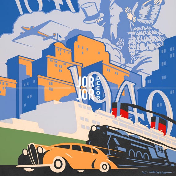 New Zealand Centennial Exhibition Poster: Vintage Style 1939 Retro