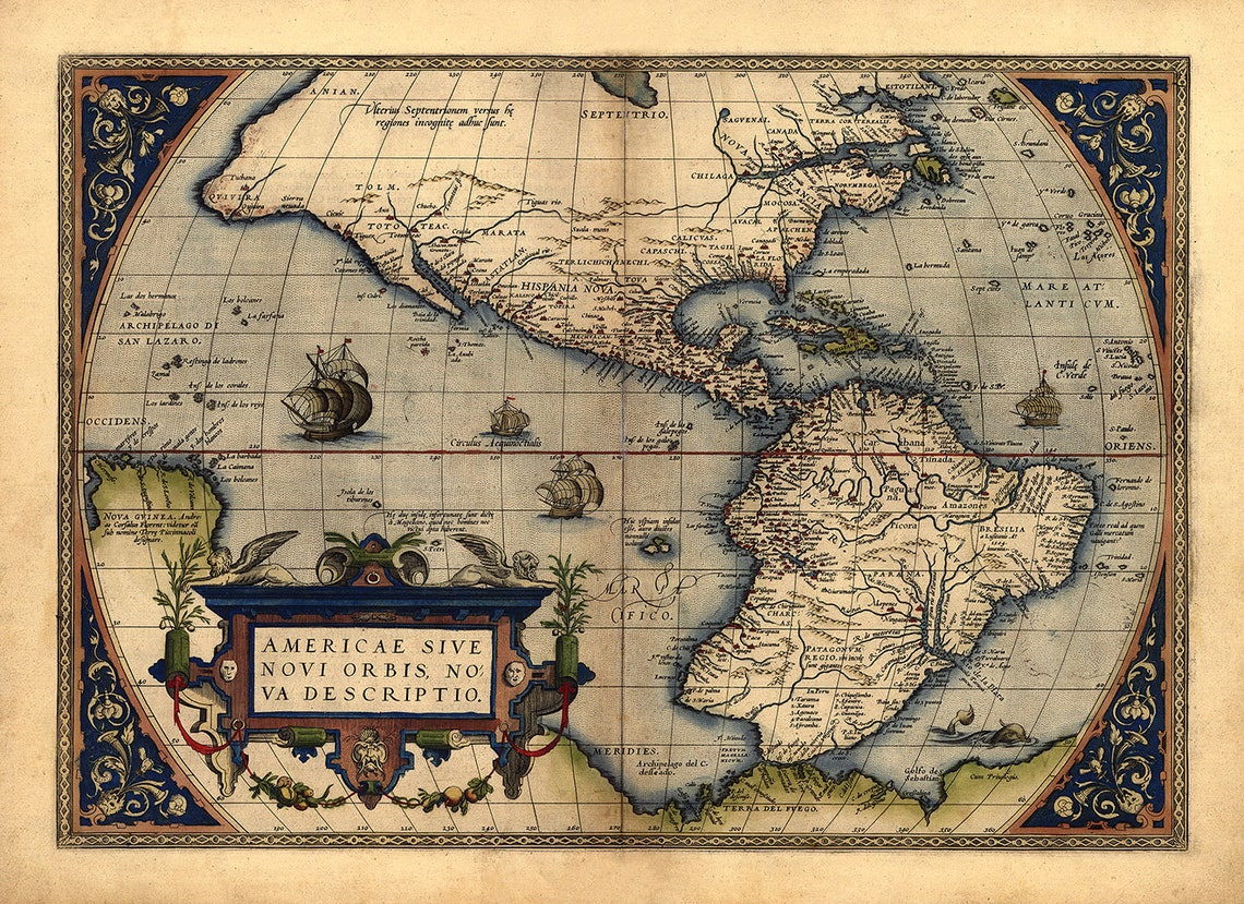 Old World America Map Print 1500s Ancient Americas Poster Etsy old-world-america-map-print-1500s-ancient-americas-poster-etsy