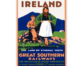 Poster Vintage De Ferrocarriles. Con Imagenes Vintage Y De Publicidad