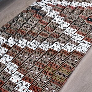 3x8 VINTAGE RUNNER, 3x8 Runner Rug, 3x8 Rug, 3x8 Vintage Rug, Handmade Rug, Muted Runner, Kilim Rug, Turkish Runner, 3x8 Area Rug, 3x8 Kilim