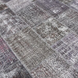 7x10 Wool Rug,7x10 Vintage Rug,7x10 Rug,Handmade Oushak Rug,7x10 Area Rug,vintage rug,101