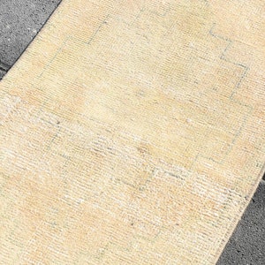 1x3 TURKISH VINTAGE RUG,1x3 Rug,1x3 Vintage Rug,1x3 Turkish Rug,Handmade Wool Rug,Doormat, 1x3 Doormat, Vintage Rug, 1x3 Area Rug