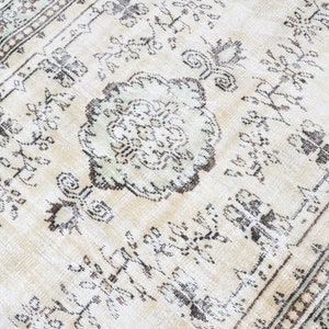 5x8 VINTAGE TURKISH RUG,5x8 Vintage Rug,5x8 Rug,Handmade Wool Rug,5x8 Wool Rug,Muted Rug, 5x8 Turkish Rug, 5x8 Area Rug, Distressed Rug