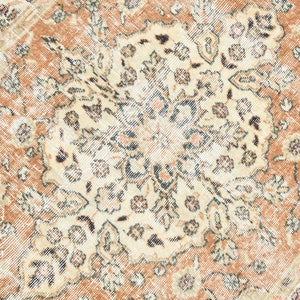 3x6 TURKISH VINTAGE RUG 3x6 Vintage Rug 3x6 Rug 3x6 Oushak Handmade Wool Rug,Unique Rug,Wool Area Rug,Turkey Rug,Bathroom Rug