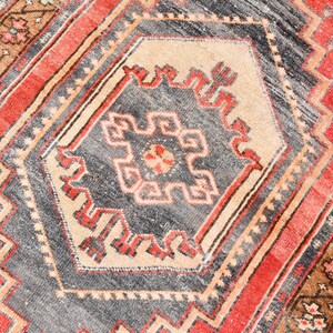 3x6 Turkish Vintage Area Rug,3x6 Rug,Handmade Wool Oushak Rug,3x6 Area Rug,Vintage Rug,Farmhouse rug,Bohemian Rug,Turkey Rug,3x6,21171
