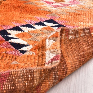 2x11 VINTAGE RUNNER RUG 2x11 Runner Rug 2x11 Rug Oushak Handmade Wool Rug Wool Runner Rug Vintage Runner Turkish Rug Vintage Rug Rug 240665