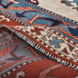 7x9 TURKISH VINTAGE RUG,7x9 Rug,7x9 Vintage Rug,7x9 Turkish Rug,Oushak Handmade Rug,7x9 Wool Rug,Anatolian Rug,Unique Rug,7x9 Area Rug242478