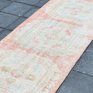 3x12 TÜRKISCHER LÄUFER, 3x12 Teppich Läufer, Teppichläufer, 3x12 Wollteppich, Handgefertigter Teppich, Weich, Weich, 3x12 Vintage Teppich, Türkischer Teppich