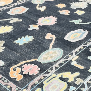 11x14 TURKISH VINTAGE RUG,11x14 Rug,11x14 Turkish Rug,Oversize Rug,Wool Area Rug,Faded Area Rug,Anatolian Rug,11x14 Vintage Rug,21675