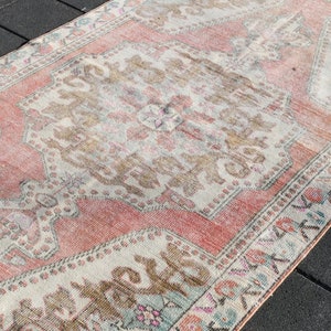 4x8 TURKISH VINTAGE RUG,4x8 Rug,Vintage Rug 4x8,Turkish Rug 4x8,Handmade Rug,Muted Rug, 4x8 Area Rug, Rug 4x8, Distressed Rug, Handmade