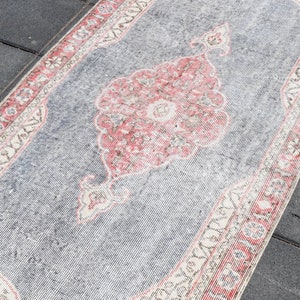 3x6 VINTAGE TURKISH RUG,3x6 Vintage Rug,3x6 Rug,Handmade Wool Rug,3x6 Wool Rug,Muted Rug, 3x6 Turkish Rug, 3x6 Area Rug, Distressed Rug