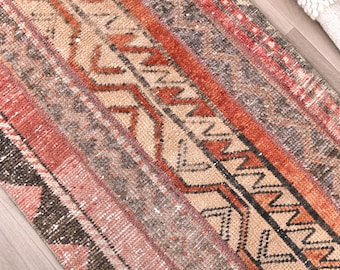 2x3 TURKISH VINTAGE RUG,2x3 Rug,2x3 Vintage Rug,2x3 Turkish Rug,Handmade Wool Rug,Doormat, 2x3 Doormat, Vintage Rug, 2x3 Area Rug