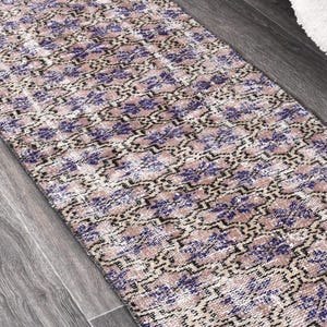 2x7 TURKISH VINTAGE RUG,2x7 Runner Rug,2x7 Rug,2x7 Wool Runner Rug,Vintage Runner,Turkish Runner,Runner Rug,Ethnic Rug,Handmade Rug,Muted