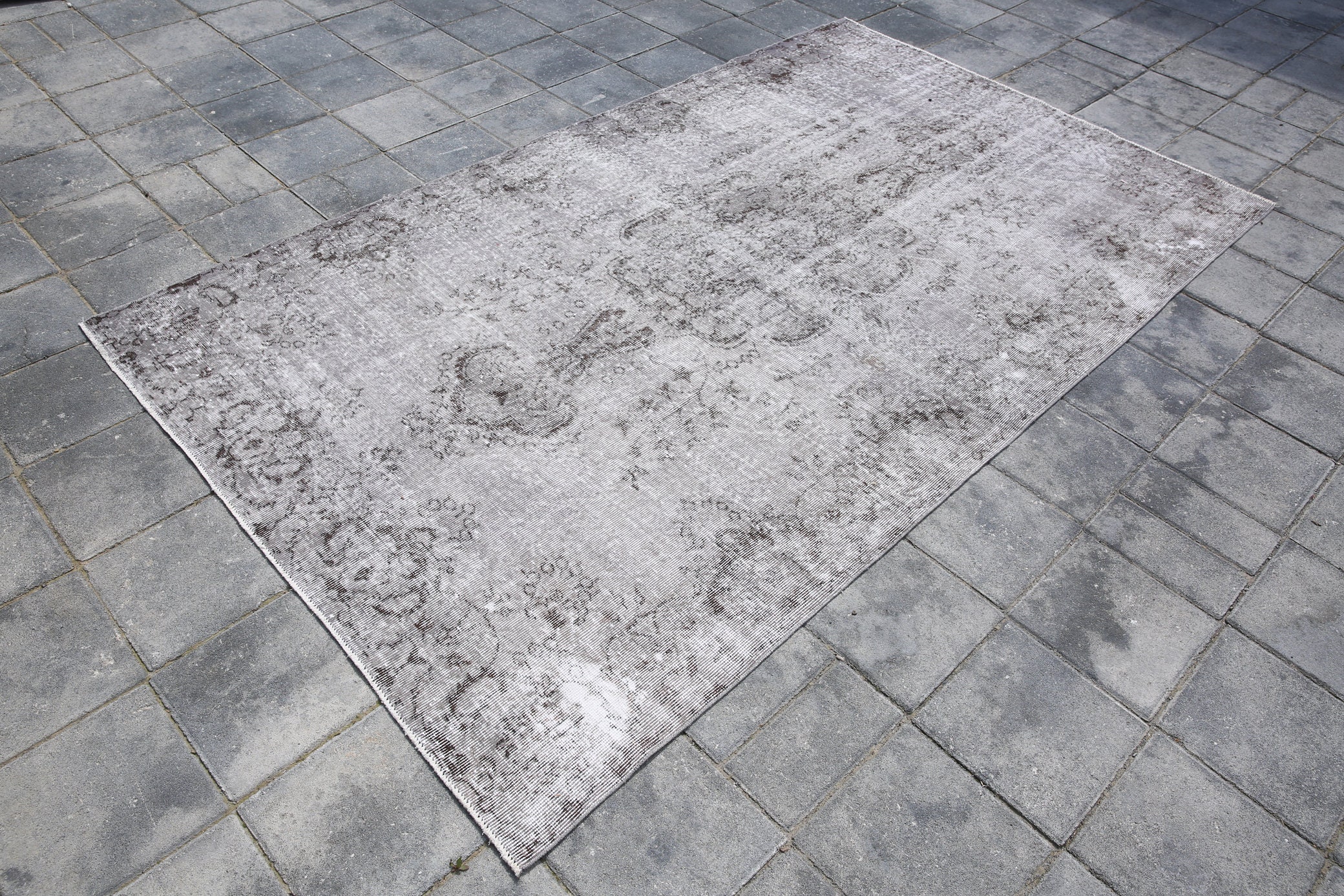 WARM GRAY RUG5'5x9'1 FtTurkey RugGray RugVintage Etsy