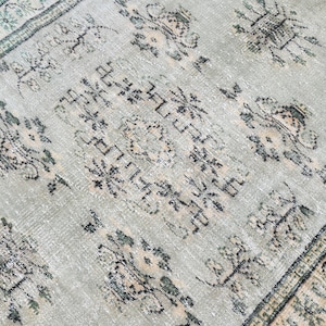 5x7 WOOL VINTAGE RUG,5x7 Rug,5x7 Vintage Rug,Handmade Wool Rug,5x7 Turkish Rug,Vintage Area Rug, 5x7 Area Rug, Distressed Rug,Rug 5 x 7