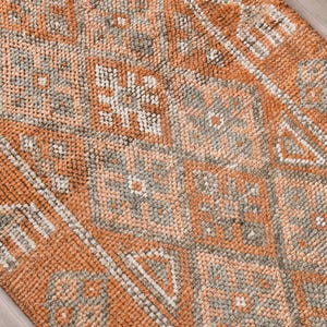 2x12 TURKISH RUNNER RUG,2x12 Runner Rug,2x12 Rug,Handmade Wool Rug,2x12 Turkish Rug,Vintage Wool Rug, Soft Vintage Runner, 2 x 12 Rug
