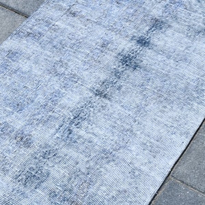 2x11 VINTAGE RUNNER RUG 2x11 Runner Rug 2x11 Rug Oushak Handmade Wool Rug Wool Runner Rug Vintage Runner Turkish Rug Vintage Rug Rug 23177
