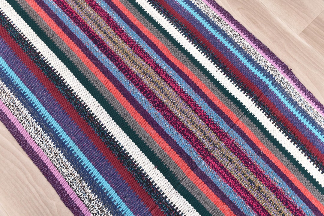 2x14 WOOL KILIM RUNNER 2x14 Rug 2x14 Runner Rug,runner Kilim,2x14 Wool ...