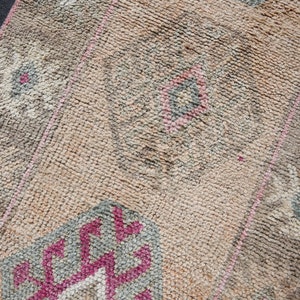 3x13 Turkish Vintage Runner Rug,3x13 Runner Rug,3x13 Rug,3x13 Wool Runner Rug,Vintage Runner,Turkish Runner,Runner Rug,Ethnic Rug