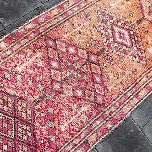 3x12 TÜRKISCHER LÄUFER, 3x12 Teppich Läufer, Teppichläufer, 3x12 Wollteppich, Handgefertigter Teppich, Weich, Weich, 3x12 Vintage Teppich, Türkischer Teppich