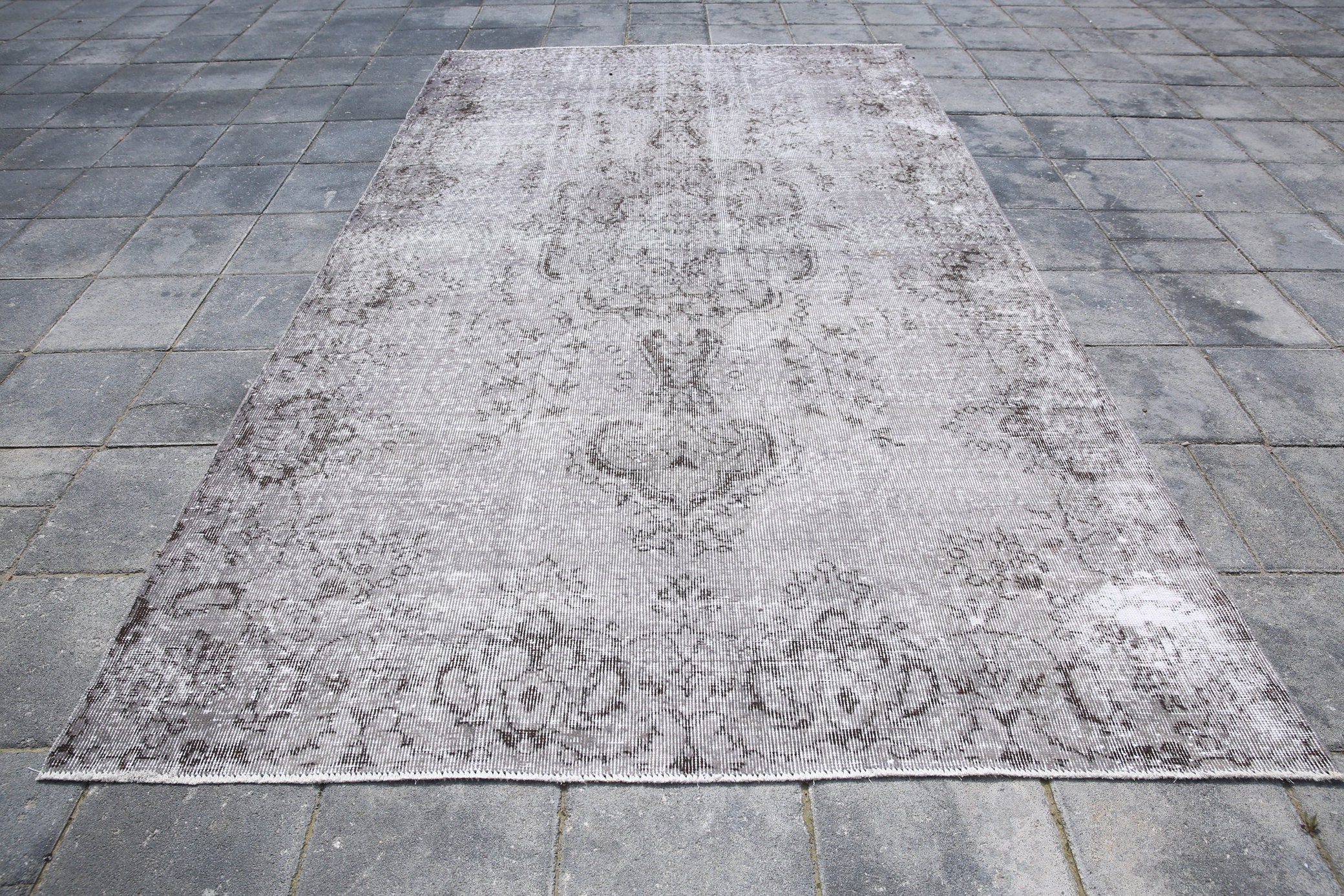 WARM GRAY RUG5'5x9'1 FtTurkey RugGray RugVintage Etsy