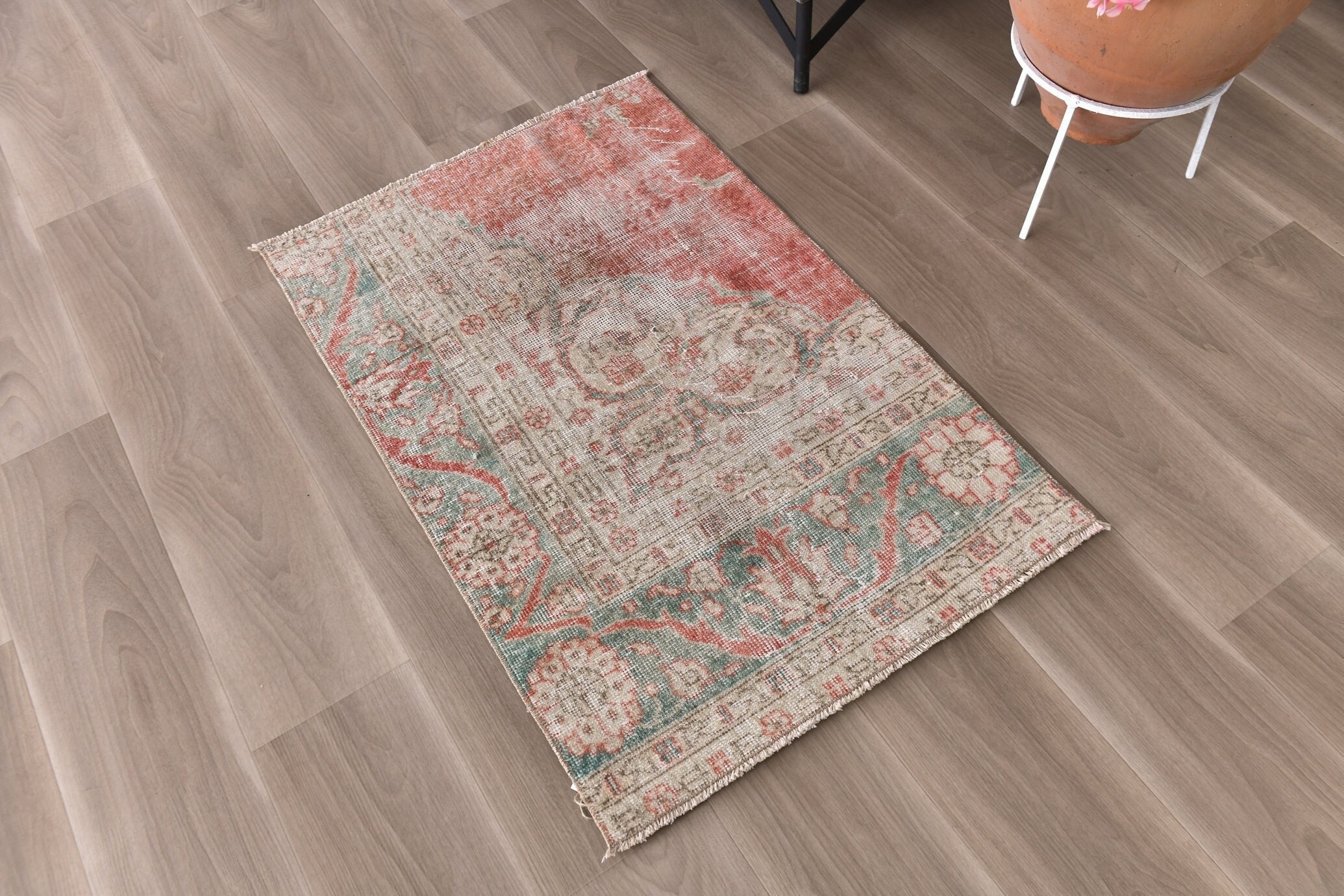 2x3 TURKISH VINTAGE RUG,2x3 Rug,2x3 Vintage Rug,2x3 Turkish Rug,Handmade Wool Rug,Doormat, 2x3 Doormat, Vintage Rug, 2x3 Area Rug
