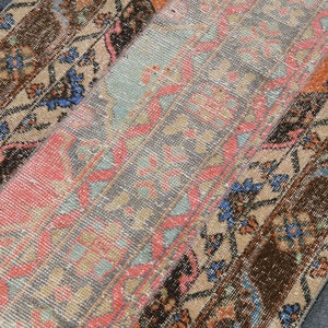 3x10 VINTAGE RUNNER RUG 3x10 Rug Runner Rug Handmade Wool Rug 3x10 Turkish Runner Rug 3x10 Wool Runner Rug Vintage Runner 3x10 24199