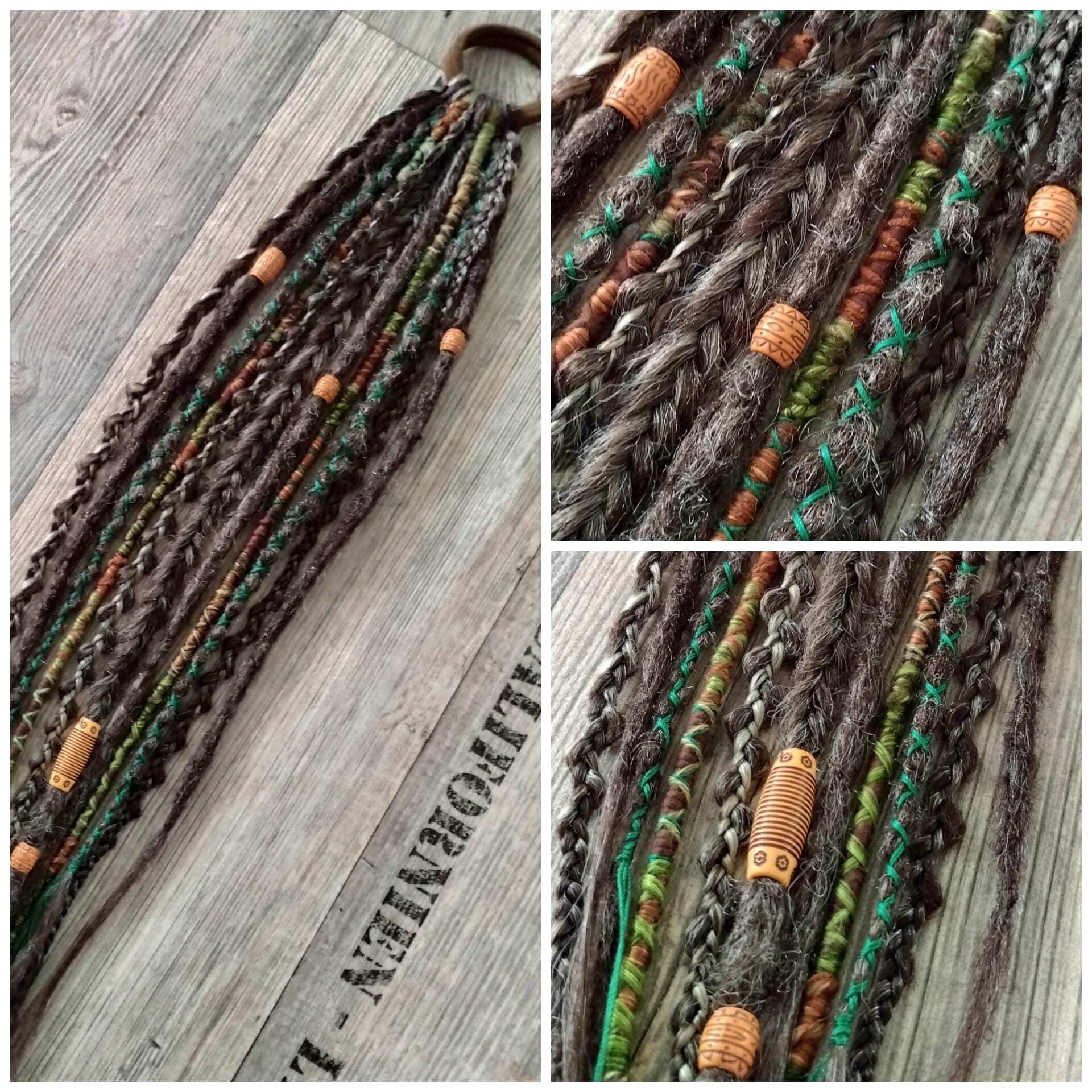 6 Knoten-Haargummis Set – Ideal Für Naturhaar, Dreadlocks & Dickes Haar, Ca. 15,2 Cm, Ohne Metall