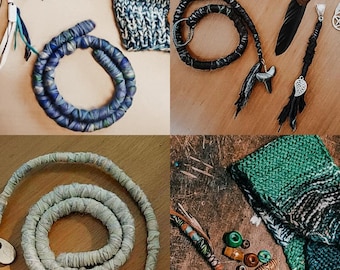 Juego sorpresa de joyas para rastas, envolturas para rastas, cuentas para rastas, espirales para rastas y mucho más.