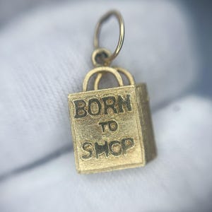 Vintage 14k Pendant Charm Born To Shop