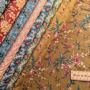 Marcus Fabrics &quot;A Return to Elegance&quot; Collection Traditional Reproduction Style Craft Patchwork Quilting Period Dressmaking Cotton Fabric