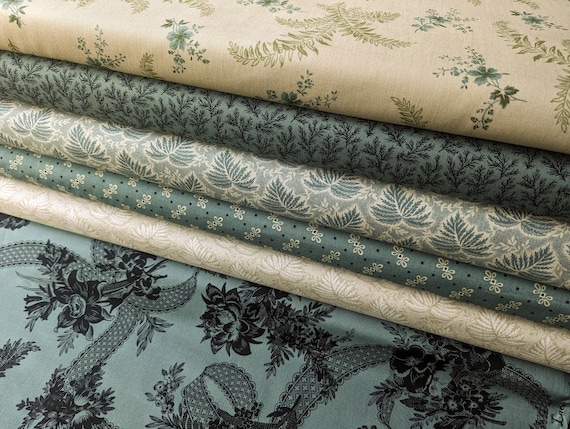 Marcus Fabrics Midnight Lace Reproduction Style Fabrics by Paula Barnes, Vintage Style Fabrics with a Twist