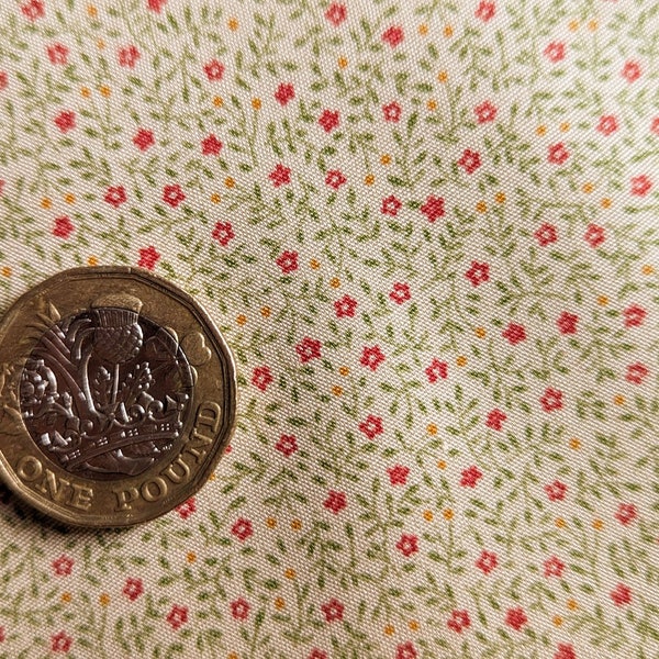 Ditsy Floral Cotton Twill Vest