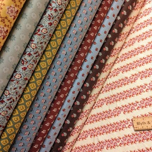 &quot;Riley Blake &quot;&quot;Pride and Prejudice&quot;&quot; Regency Georgian Reproduktion Stil Baumwolle Schneiderei Patchwork Quilting Wohnkultur Stoff, 44&quot; breit