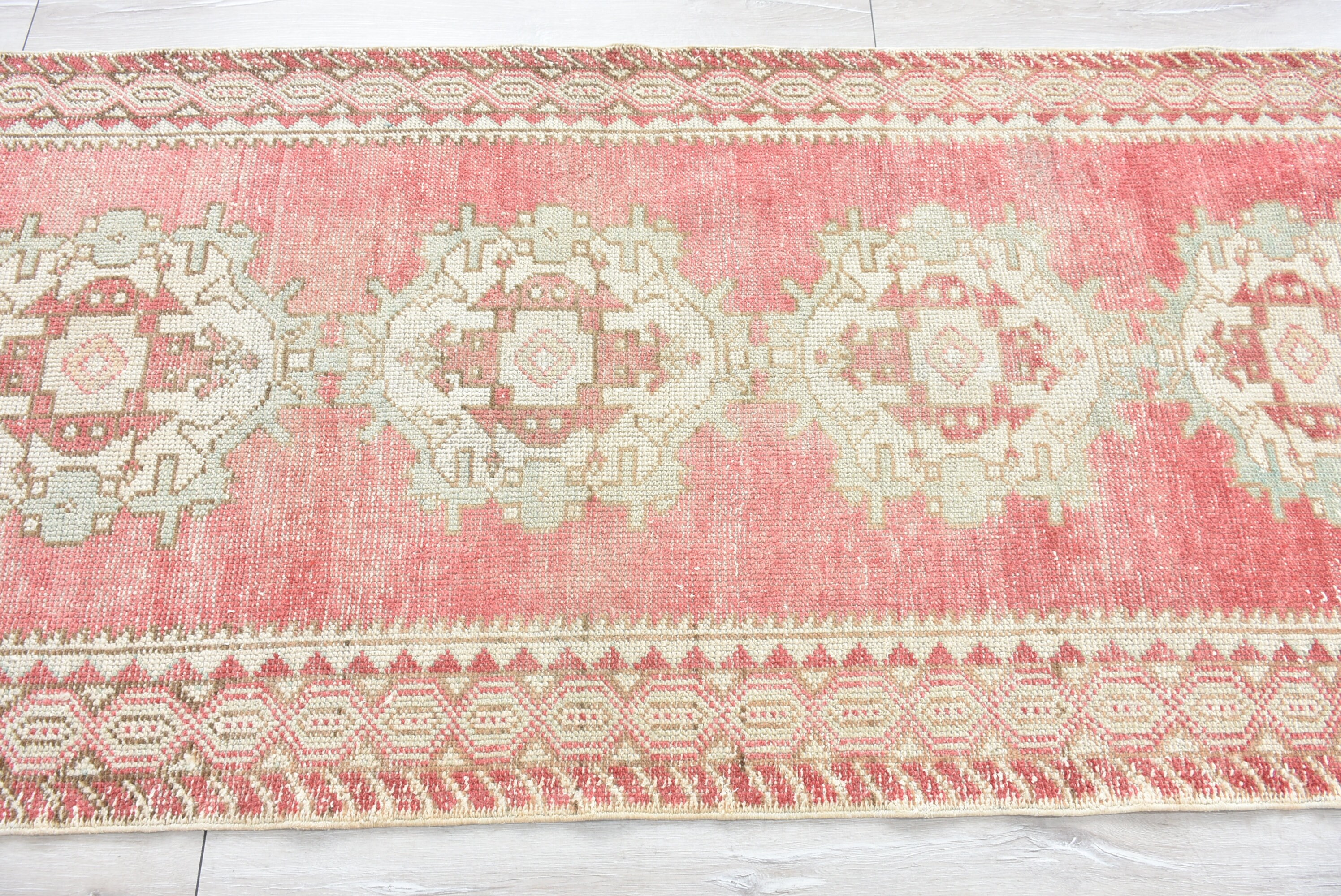 Pink Runner Rugpastel Pink Kitchen Runner Rugcorridor Runner Etsy UK