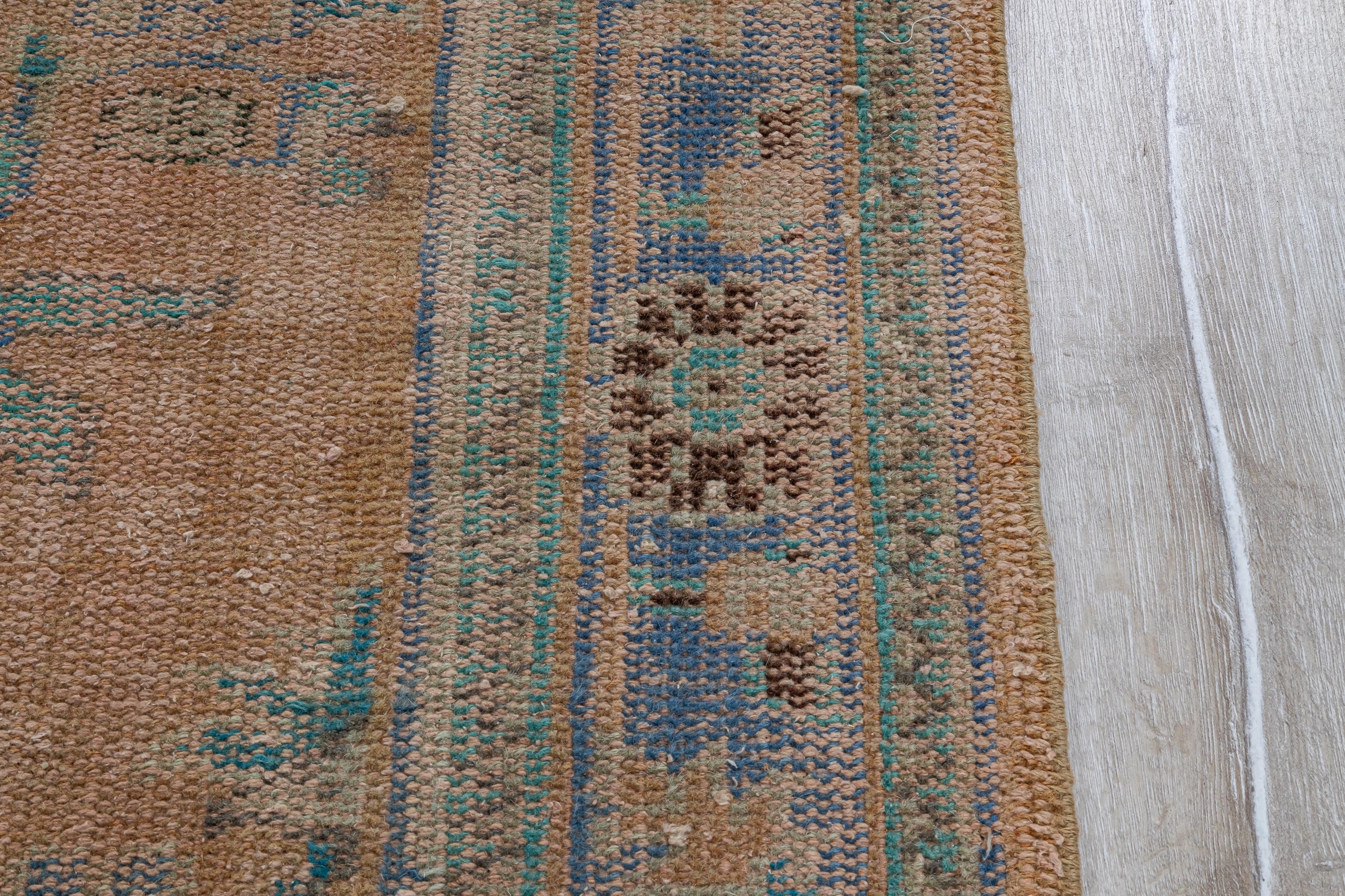 Vintage Turkish Wool Rug | 9.9 X 6.1 Ft, Orange Medallion - Etsy