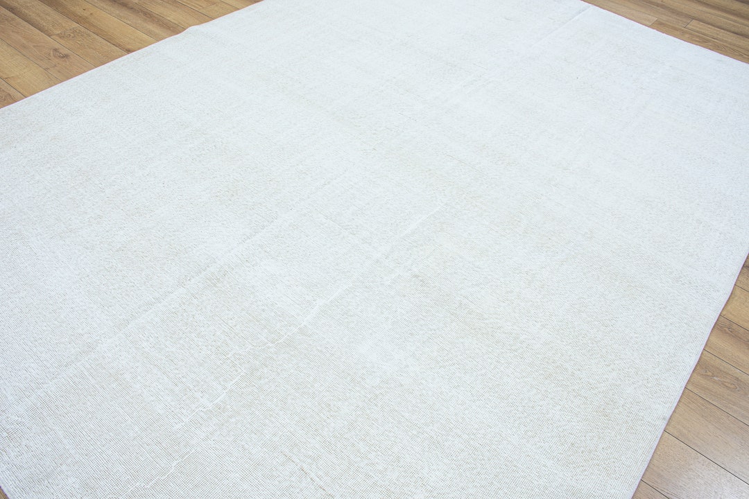 Rustic White Oversize Vintage Rug,turkish Large Rug,anatolia Wool and ...