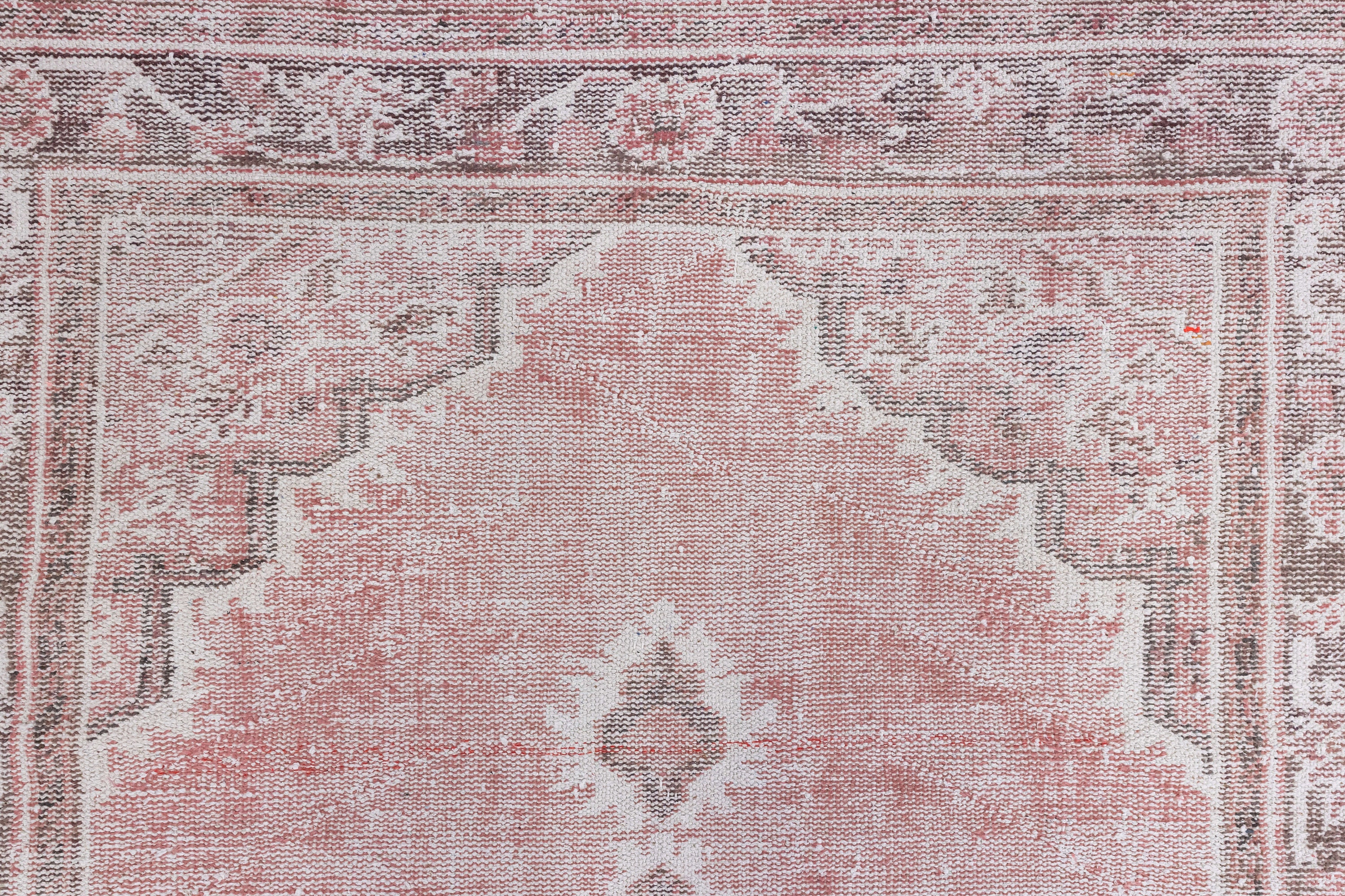 Light Pink Vintage Rug,oushak Rugs,overdyed Area Rug,oushakpink Rug ...