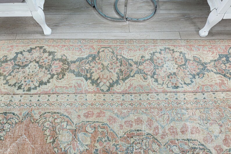 Antique Rug 10x16 Persian Rug 10x17 Extra Large Hand Knotted Vintage