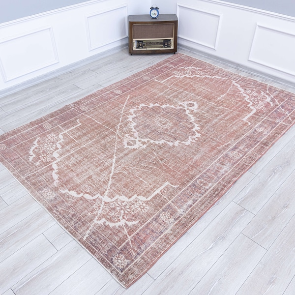 Salmon Color Rug Salmon Carpet - Etsy
