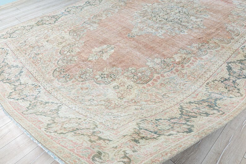 Antique Rug 10x16 Persian Rug 10x17 Extra Large Hand Knotted Vintage